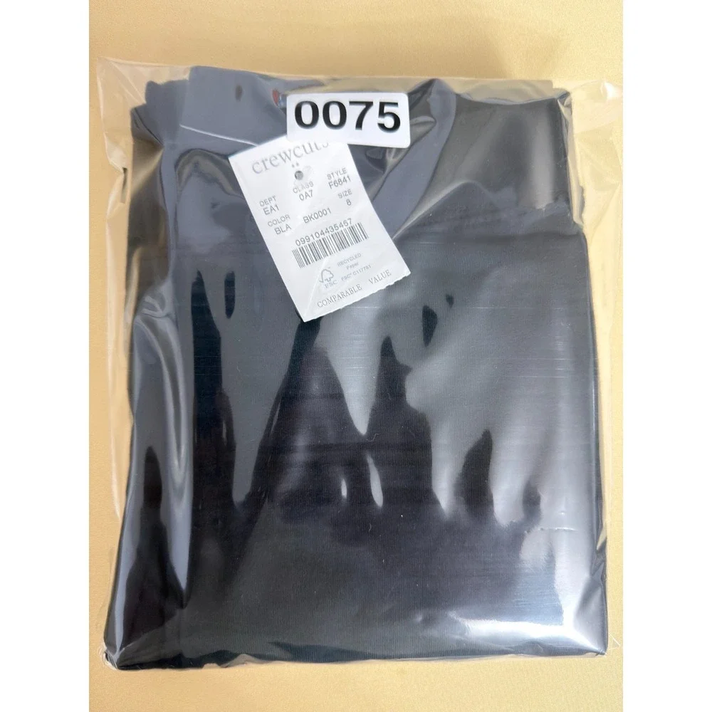 NWT Crewcuts J.Crew Girls‎ Cozy Leggings Black Size 8